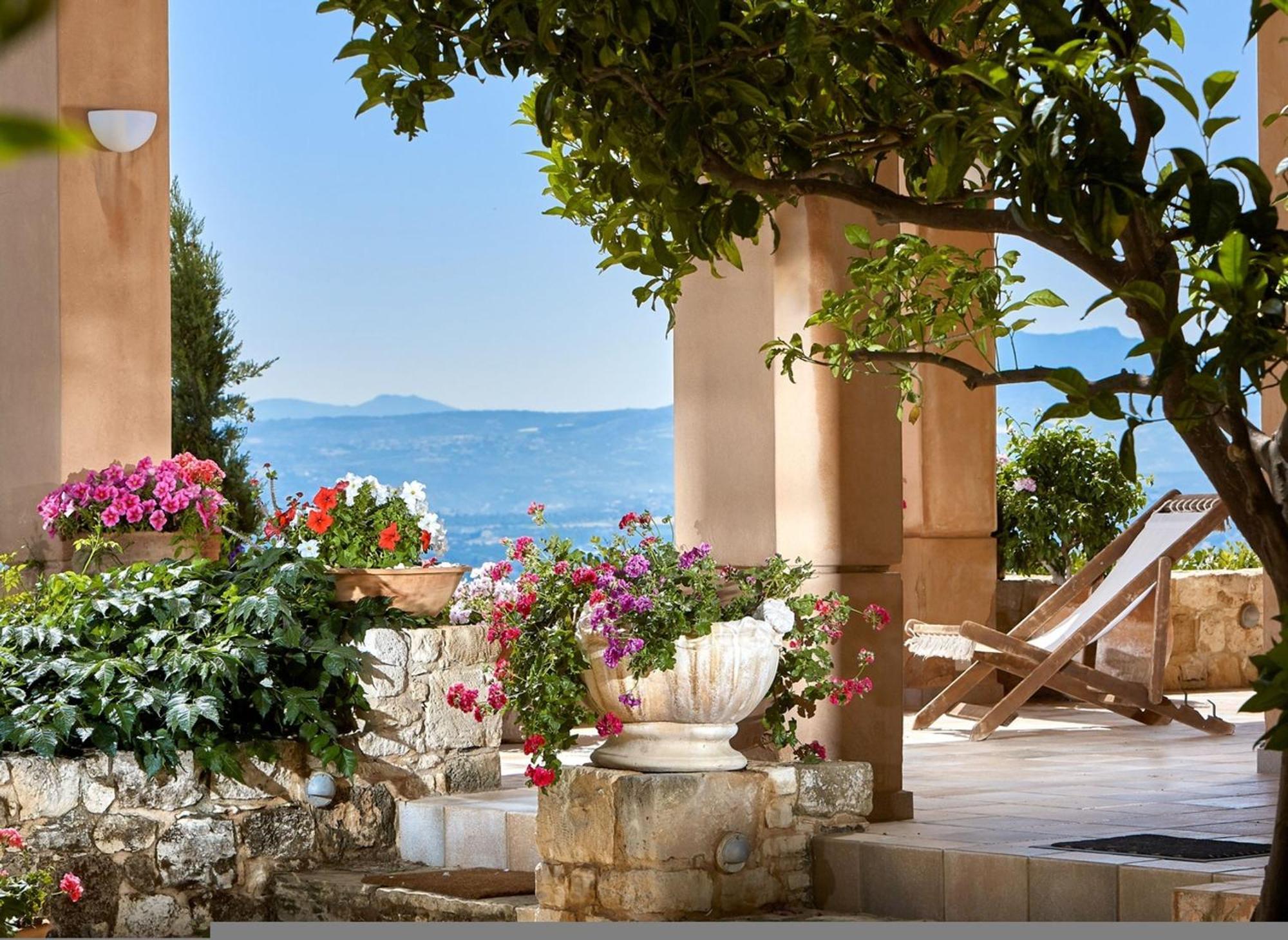 Villa Vollard With Amazing View Pool Heraklion  ภายนอก รูปภาพ