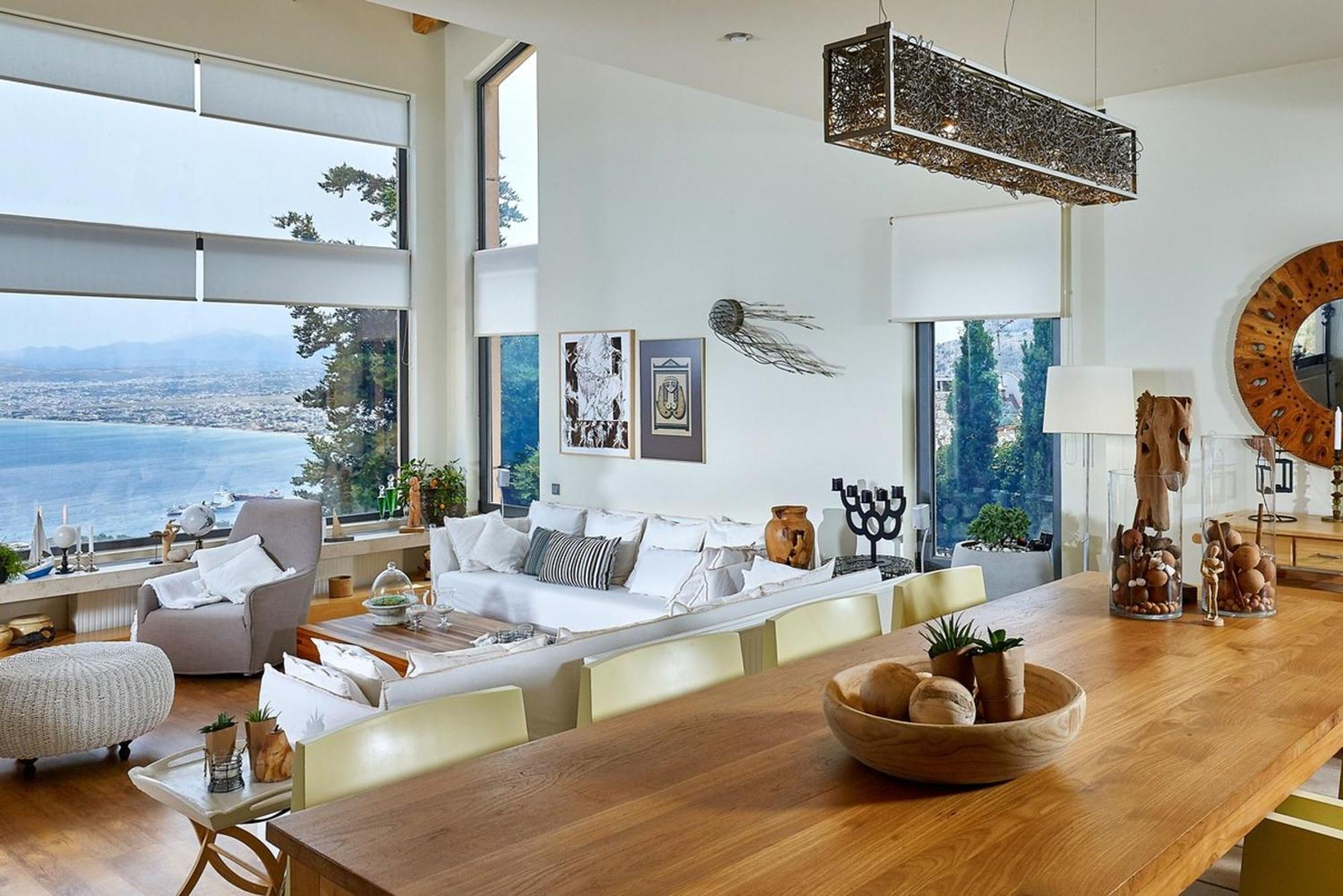 Villa Vollard With Amazing View Pool Heraklion  ภายนอก รูปภาพ