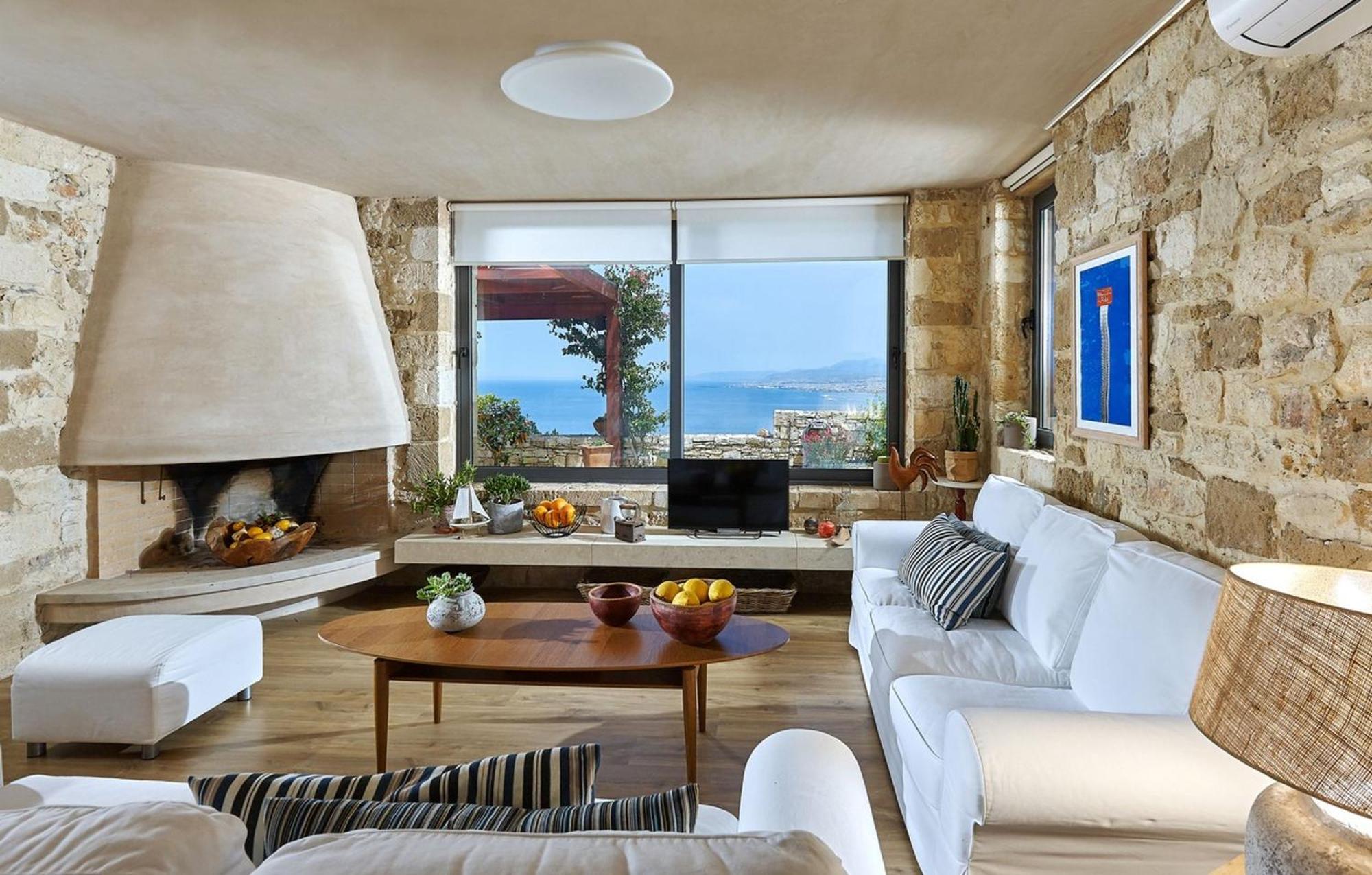 Villa Vollard With Amazing View Pool Heraklion  ภายนอก รูปภาพ