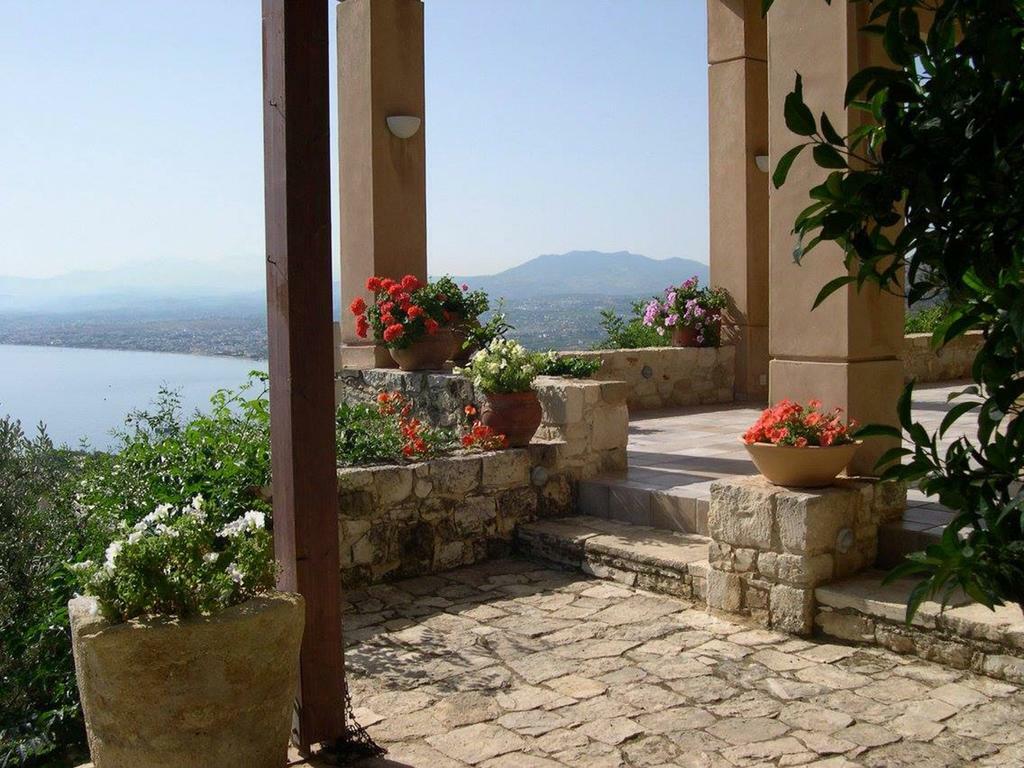 Villa Vollard With Amazing View Pool Heraklion  ภายนอก รูปภาพ